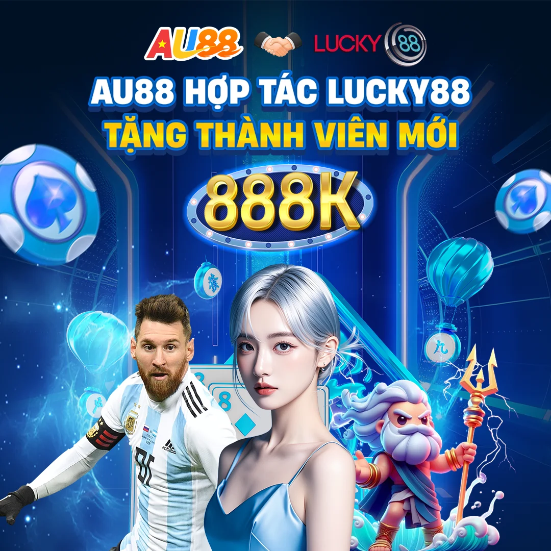 banner chính thức au88 hợp tác lucky88 bản mobile